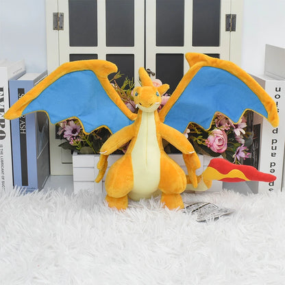 20cm Evolution Mega Charizard Y Plush Toy Doll Pocket Monster Anime Dragon Stuffed Toy Soft Peluche Animals Gift Kids Beauty World Shop