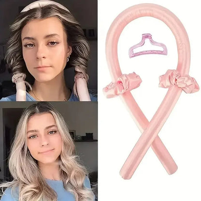 DIY Heatless Curling Stick Headband Set With Hairpin Lazy Curler Foam Sponge Curling Stick No Heat Hair Curler 21,163 Reviews 4 Beauty Fashion