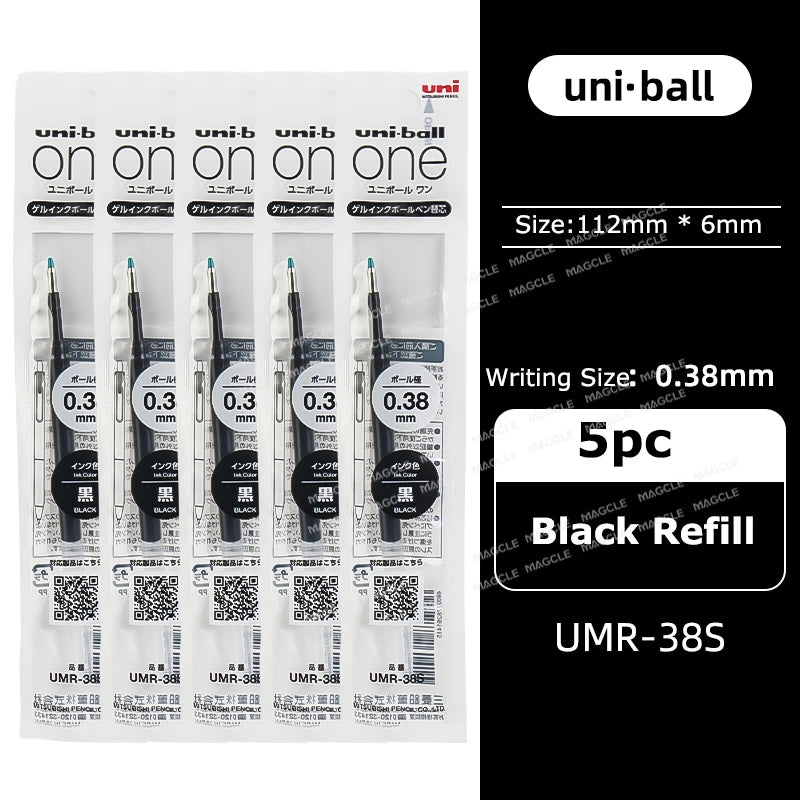 uniball ZENTO Standard 0.38/0.5mm Gel Pens,Water-Based Smooth Writing Roller Ball Pens Fit for a variety of occasions Stationery Beauty World Shop