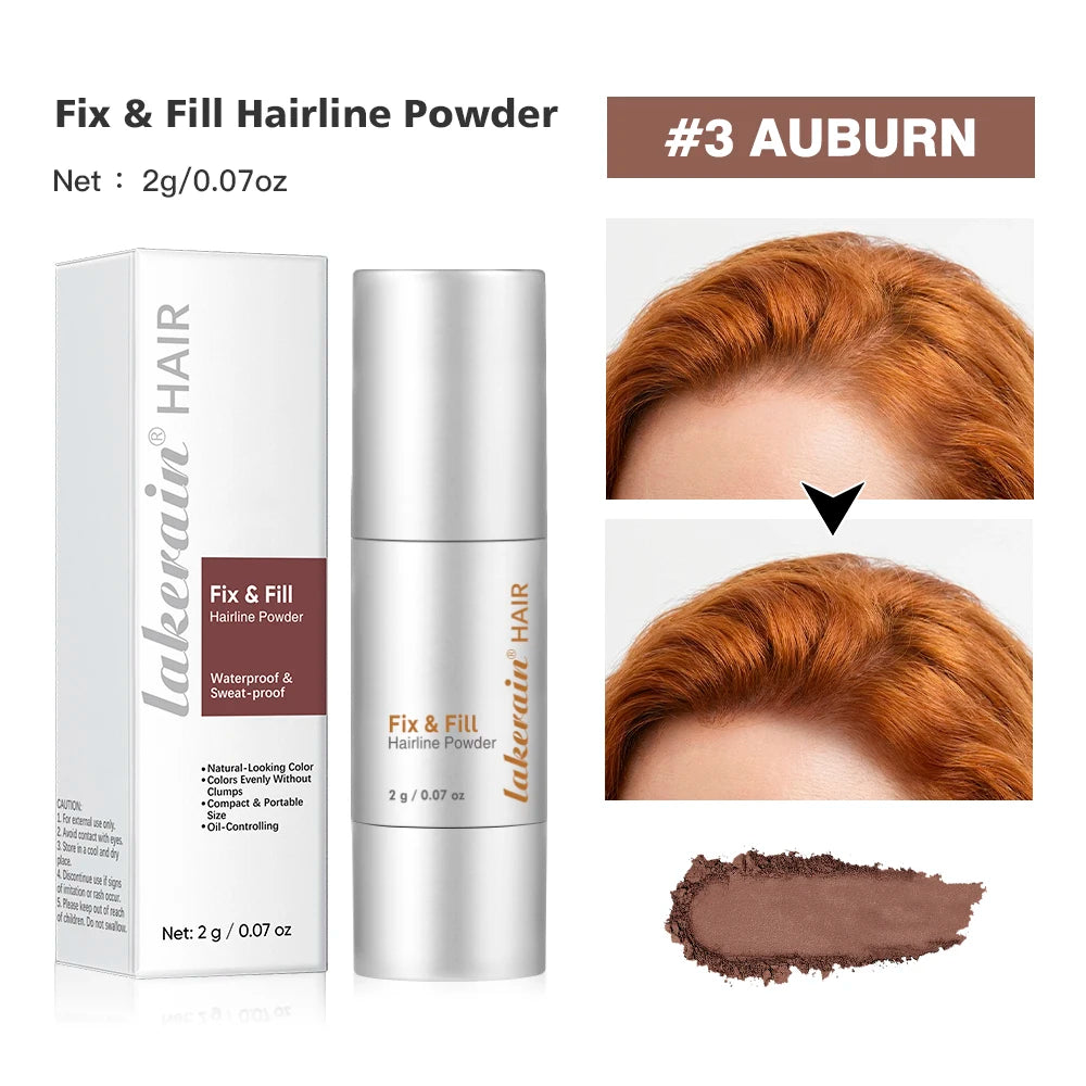 Waterproof Hairline & Root Concealer Pen – Instant Grey Coverage with Easy Blend Powder Stick for Normal Hair Beauty World Shop