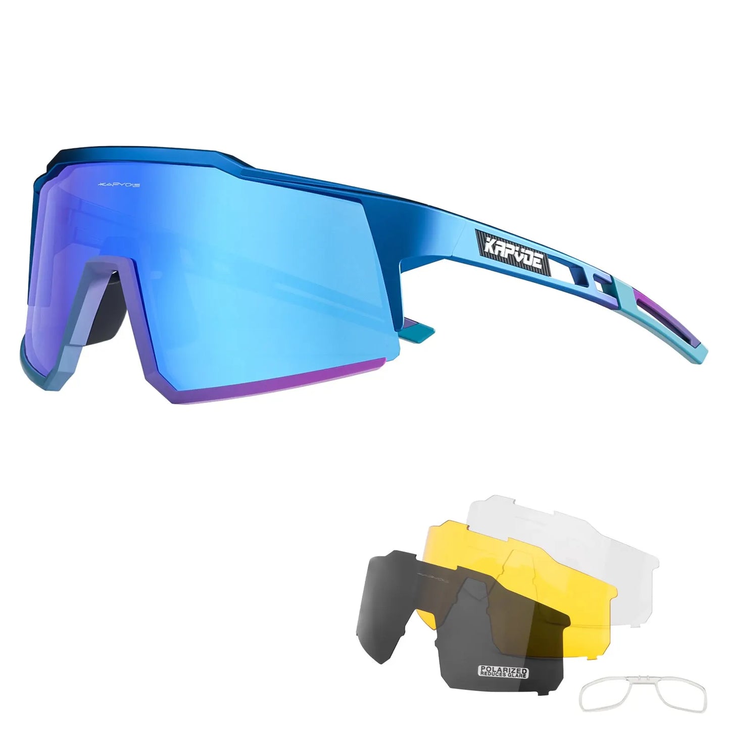 Kapvoe Cycling Glasses Polarized MTB Road Bike Glasses UV400 Protection Sunglasses Ultra Light Sport Eyewear Equipment Beauty World Shop