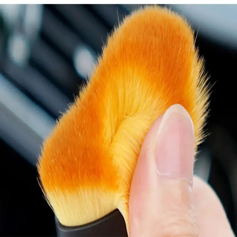 2 Pcs Car Interior Dust Sweeping Soft Brush Car Washing Tool Keyboard Gap Car Dust Brush out Trend Cleaning Brush Beauty World Shop