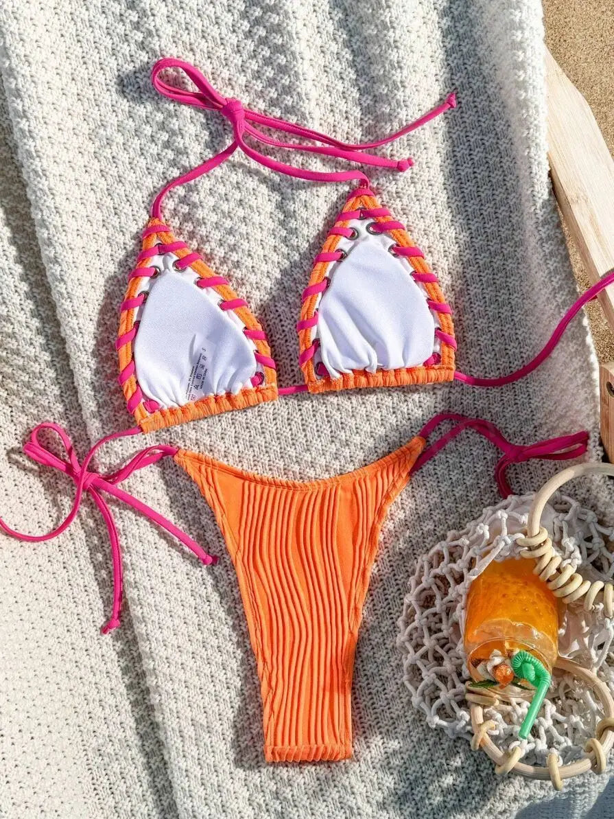 Sexy Bikinis 2026 Women's Swimwear Female Swimsuit For Swimming Wear Bathing Suits Brazilian Bikini Set Beachwear Pool Bather Beauty World Shop