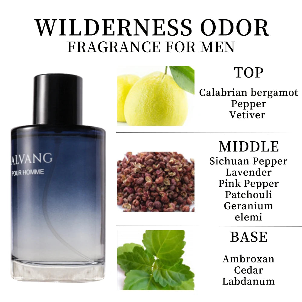 3.4 Oz Men's Eau De Toilette Spray, Long-Lasting Perfume, Calabria, Lemon, Pepper And Vetiver, Very Suitable For Dating, Daily L Beauty Fashion