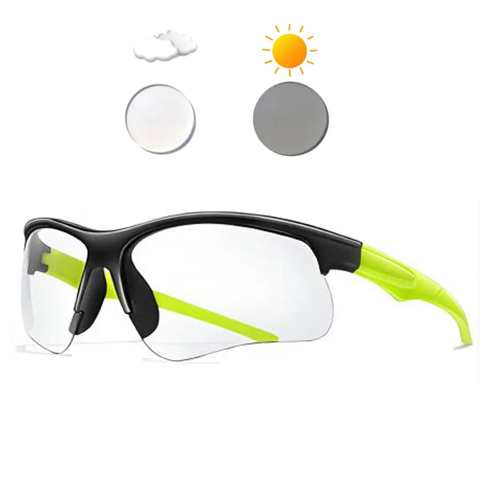 New Photochromic Cycling Sunglasses Men Women Outdoor Mtb Bicycle Sun Glasses Running Eyewear Sports Bike Windproof Goggles Beauty World Shop
