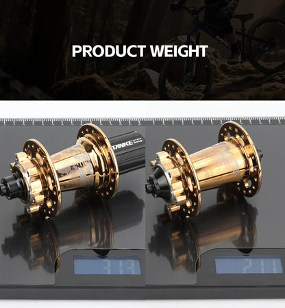 TANKE 120 Click Hub 6 Bearing Mountain Bike MTB Hub Front Rear 32 36 Holes QR Thru-axle Exchange Disc Brake Bicycle Hubs HG MS Beauty World Shop