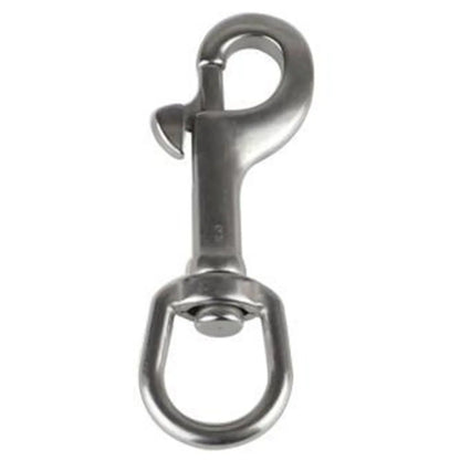 1PCS 316 Stainless Steel Diving Swivel Bolt Snap Spring Hook Clip For Scuba Diving Pet Leash Flag Stainless Steel Oval Swivel Beauty World Shop