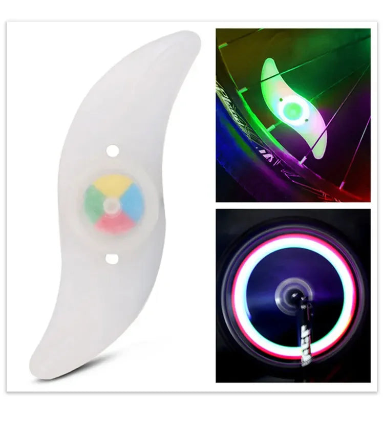 Colorful Bike Wheel Spoke Light Waterproof MTB Balance Bicycle Light LED Tyre Tire Flash Lights Warning Cycling Lamp Beauty World Shop