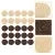 30Pcs/set Wooden Round Checkers Pieces For Backgammon Chess Game Accessories Beauty World Shop