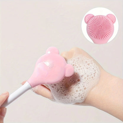 8-piece silicone skincare set with ice roller and cold compress mask - pink and white two-tone facial spa set, skincare tools Beauty World Shop