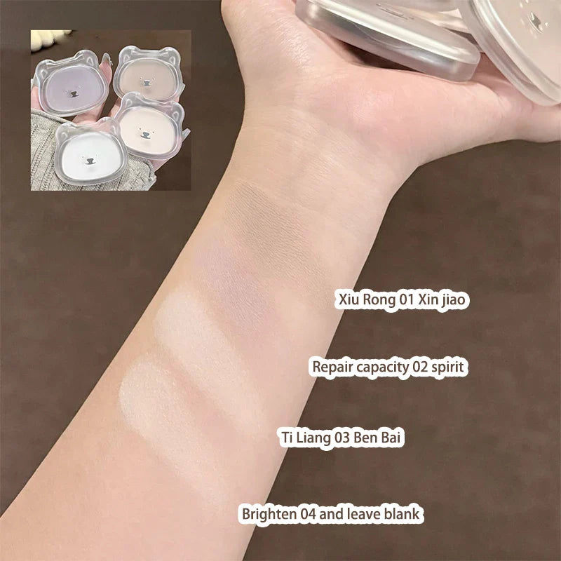 Skin-friendly powder, oil control skin, fill makeup concealer,waterproof and sweat proof, do not take off makeup not card powder Beauty Trend Shop