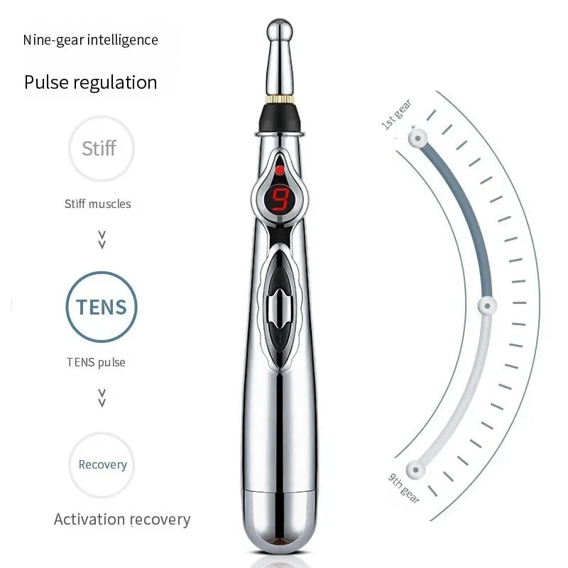 Electronic Acupuncture Pen Relief Pain Massage Point Meridian Energy Meridian Acupuncture Acup Plastic Material Without Battery Beauty World Shop
