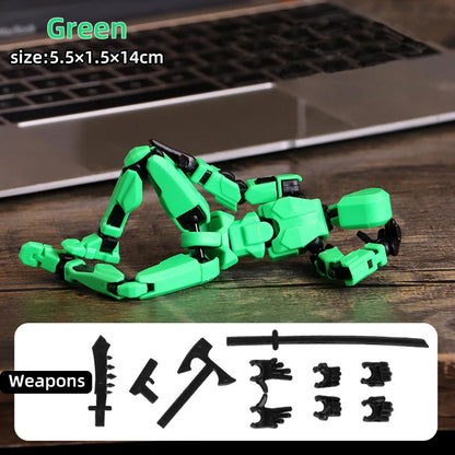 Multi-Jointed Movable Shapeshift Robot 3D Printed Mannequin Dummy 13 Action Figures Toys Kids Adults Parent-children Games gifts Beauty World Shop