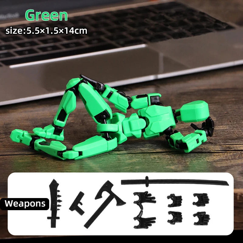 Multi-Jointed Movable Shapeshift Robot 3D Printed Mannequin Dummy 13 Action Figures Toys Kids Adults Parent-children Games gifts Beauty World Shop