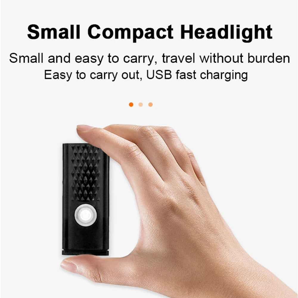 Bicycle Front Rear Light Set LED Rechargeable MTB Bike Head Light Cycling Red Warning Tail Light Accessories for Night Riding Beauty World Shop