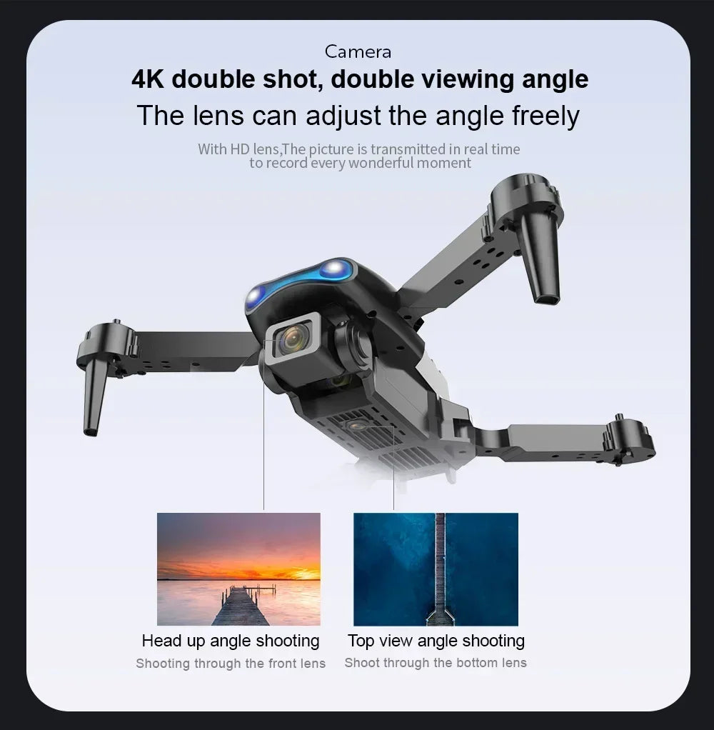 E99 K3 Pro HD 4K Drone with Dual Camera WiFi FPV Aerial Photography RC Quadcopter High Hold Mode Beauty Fashion