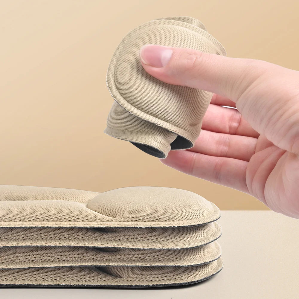 1/2/4/16Pairs 5D Massage Memory Foam Insoles For Shoes Sole Breathable Cushion Sport Running Insoles For Feet Orthopedic Insoles Beauty World Shop