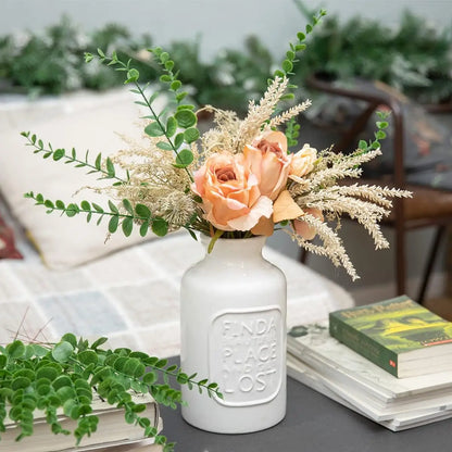 10/20pcs Artificial Plants Eucalyptus Leaves Fake Plants Vase Home Table Party Wedding Bridal Bouquet Decorations Outdoor Garden Beauty World Shop