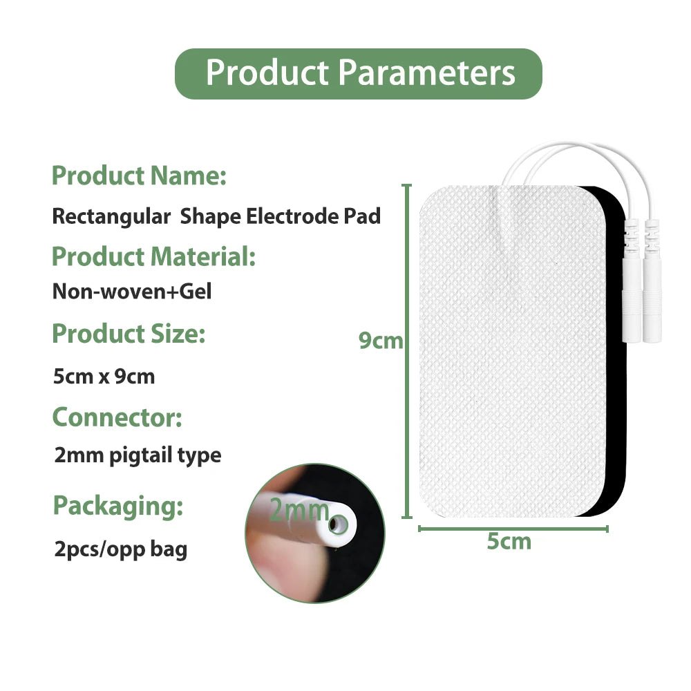 10/20/50Pcs Tens Electrode Pads Gel Self-adhesive Patches For Acupuncture Massager Slimming Pulse EMS Muscle Stimulator Sticker Beauty World Shop