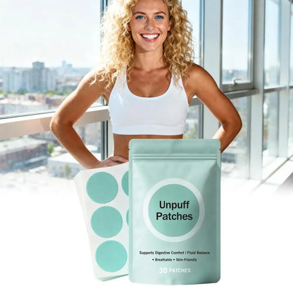 30 PATCHES Unpuff Patches Supports Digestive Comfort IFluid Balance Regulating Insulin Secretion Suppressing Appetit Breathable Beauty World Shop