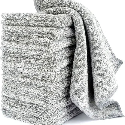 Microfiber Cleaning Cloths for Bicycle Car Kitchen Towel Absorbent Soft And Stain-removing Cloth Reusable Cleaning Towels Beauty World Shop