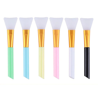 1/4/5/6-pack advanced silicone facial mask brush - mild and soft, suitable for all skin types, formaldehyde free Beauty World Shop