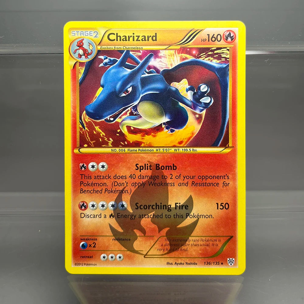PKM Cards Charizard Steelix Celebi Single Foil Cards Magneton Gengar Classic Game Collection Cards PTCG Proxy Cards Beauty World Shop