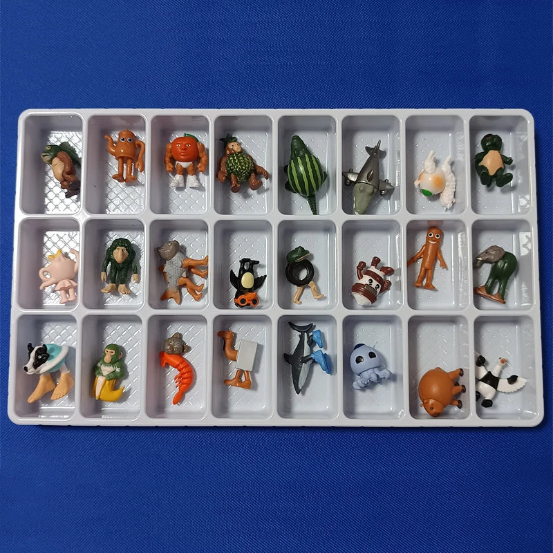 24Pcs Italian Brainrot Tung Tung Sahur Figures Doll Tralalero Tralala Bombardino Crocodilo Shimpanzini Bananini Model Toy Gift Beauty World Shop