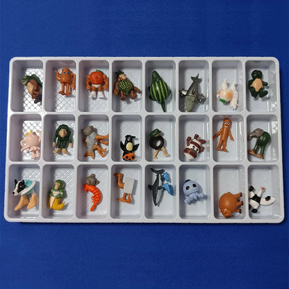 24Pcs Italian Brainrot Tung Tung Sahur Figures Doll Tralalero Tralala Bombardino Crocodilo Shimpanzini Bananini Model Toy Gift Beauty World Shop