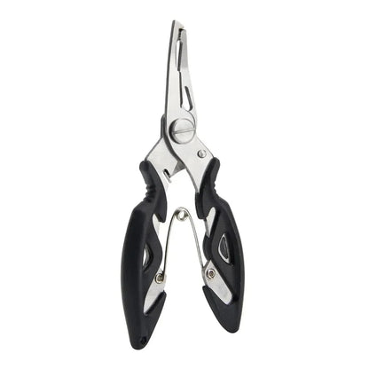 Fishing Lure Plier Scissors Return Spring Latch Bend Design Comfortable Handle Needle Nose Pliers Eagle Nose Pliers Orange Beauty World Shop