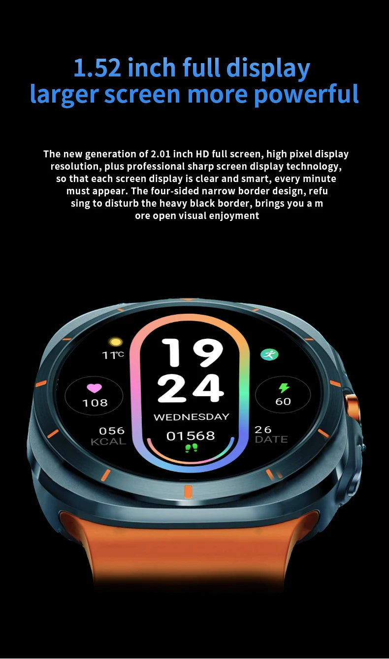 G.L Wear 2025 New Smartwatch for Men Heart Rate Monitoring Bluetooth Calling Fitness Tracking Pedometer Men's Smartwatch Beauty World Shop