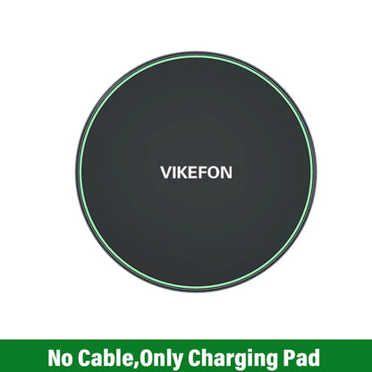30W Wireless Charger For iPhone 15 14 13 12 X Pro Max Induction Fast Charging Pad Dock Station For Samsung S23 S22 Xiaomi Huawei Beauty World Shop