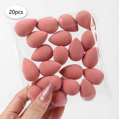 20 件装 Mini Finger Puff Beauty Cosmetic Foundation Cosmetic Sponge Makeup Blender Suitable for Cream & Powder Concealer Beauty World Shop