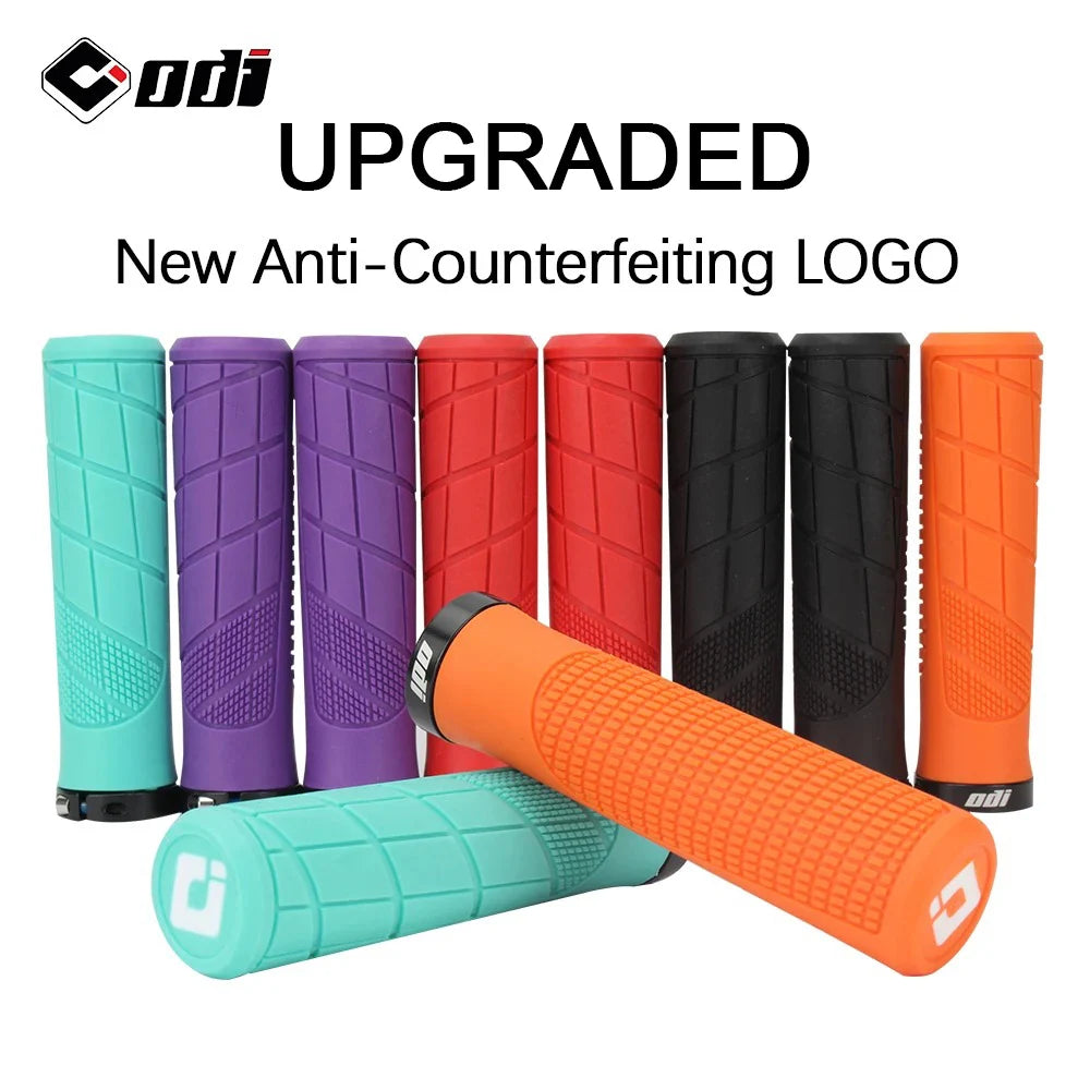 ODI Bicycle Handlebar Grip Lock On Mountain Bike Grip Soft Rubber MTB Cuffs 22.2mm Bicycle Handle Cover Non-slip Bike Handle Beauty World Shop