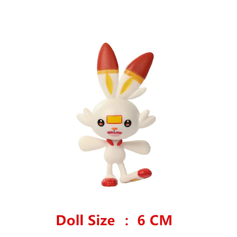 Pokemon 4-13Cm New Cartoons Movie Anime Figure Pikachu Mewtwo Charmander Blastoise Gurado Pet Action Model Toy Gifts Beauty World Shop
