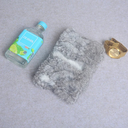 Women Handmade Stretch 100% Real Rabbit Fur Scarf Knit Genuine Rex Rabbit Fur Headbands Girls Natural Rabbit Fur Ring Scarves Beauty World Shop