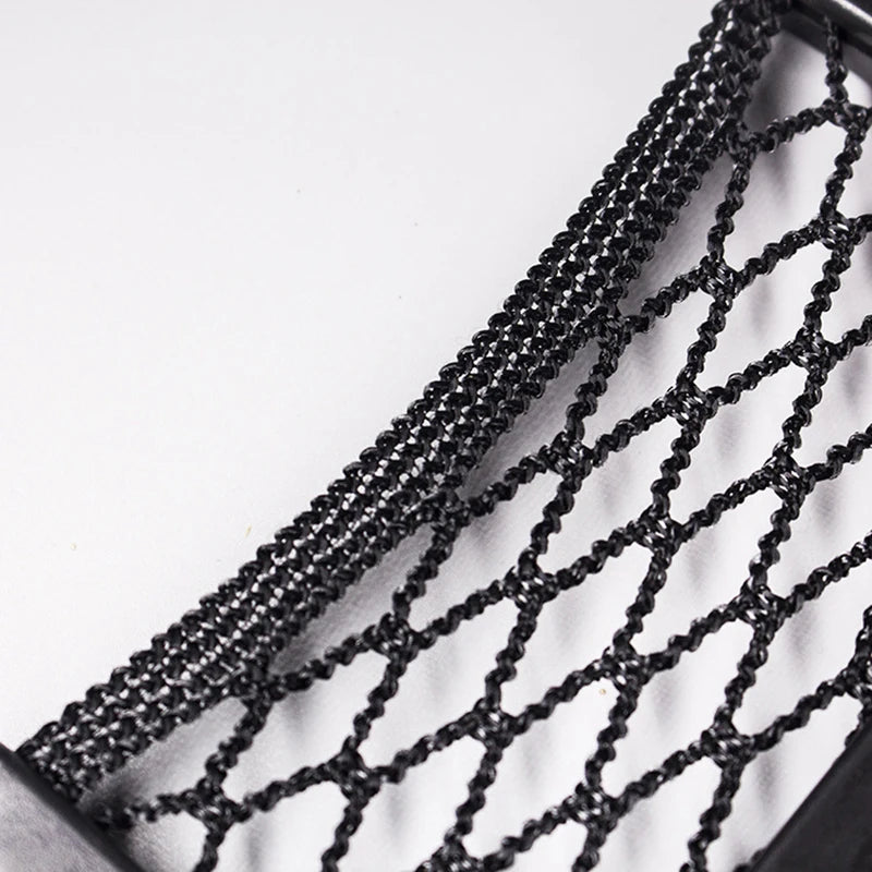 Adhesive Car Storage Bag Nets Auto Seat Organizer Door Side Net Pocket Phone Holder 15-20cm Resilient Car Styling Storage Nets Beauty World Shop