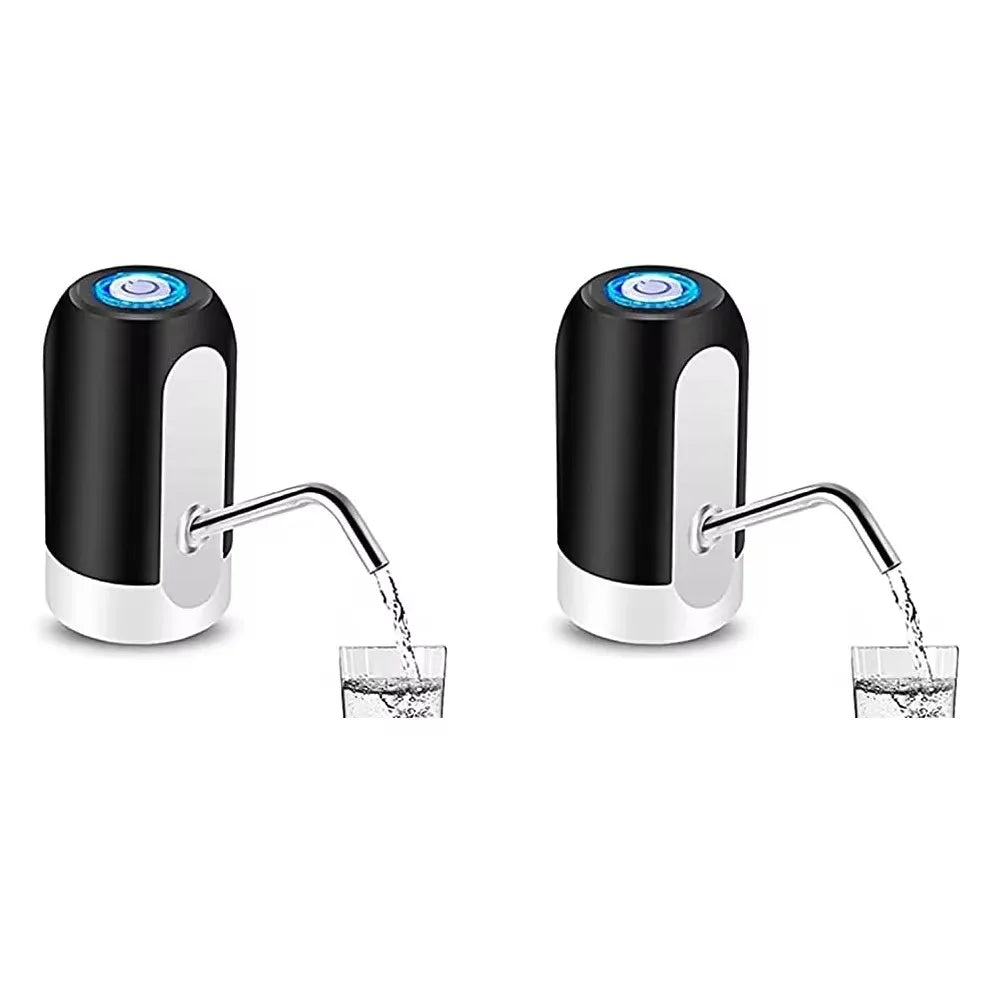 1pcWhite/Black Water Bottle Pump USB Charging Auto Switch Drinking Dispenser Charging One Click Auto Switch Drink Pump Dispenser Beauty World Shop