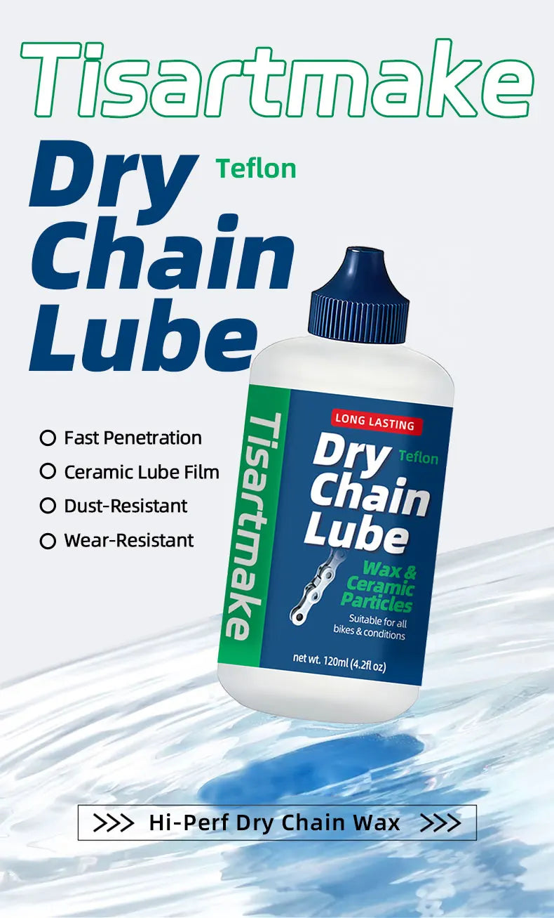 120ML Bicycle Chain Waxy Maintenance Oil Squirt MTB Road Bike Waxy Dry Chain Gear Oil Lube Chain Fork Flywheel Bike Accessories Beauty World Shop