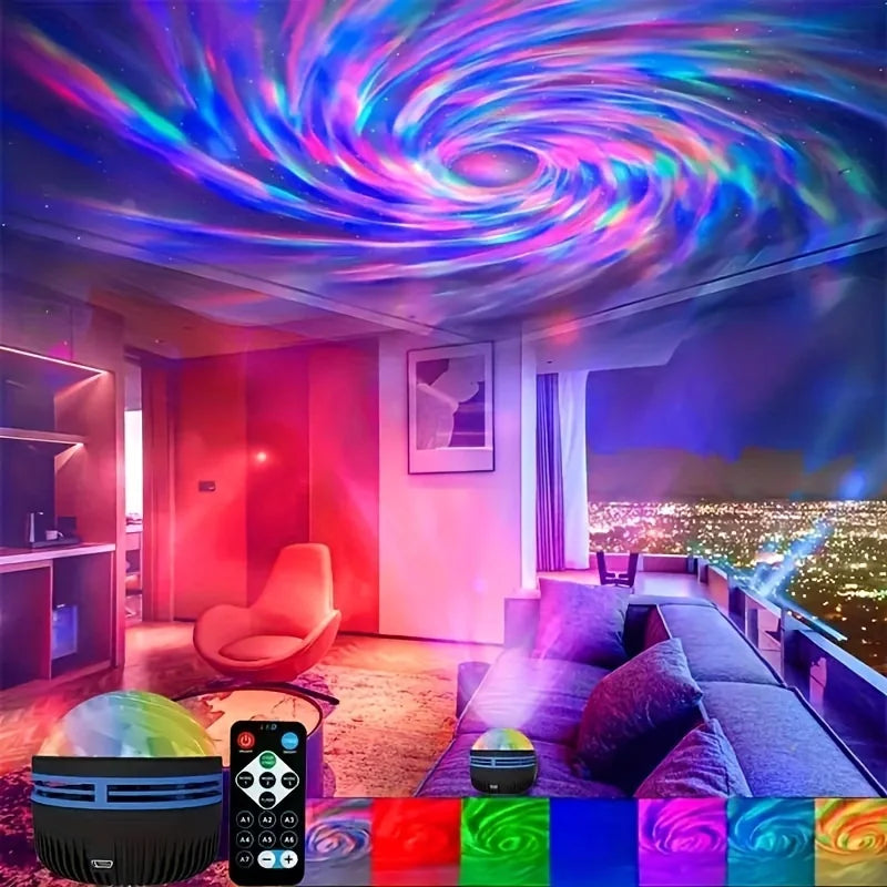 Northern Lights Starry Sky Projector LED Night Light with Remote Control USB A Variety of Styles for Home Bedroom Party Decor Beauty World Shop