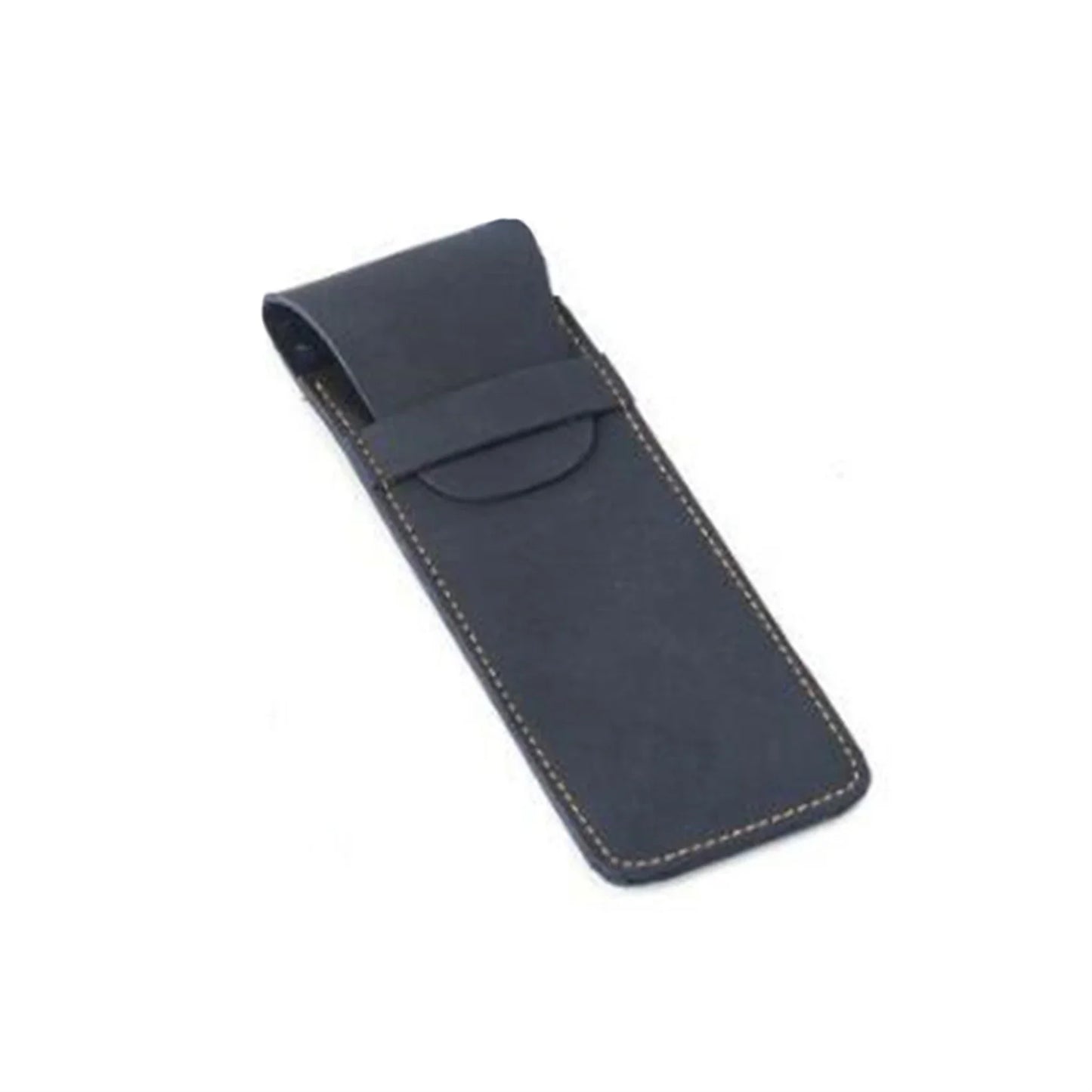 Vintage Frosted PU Leather Flap Pen Case High-end Fountain Pen Protective Sleeve Large Capacity Double Set of Pen Case Beauty World Shop