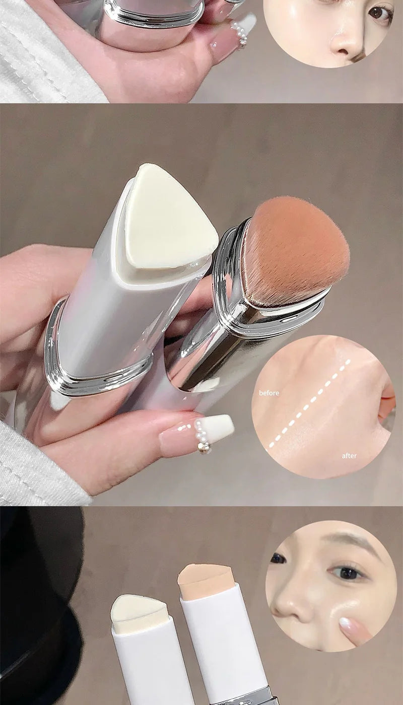 Lazy Foundation Stick, Moisturizing and Natural Concealer Makeup, Matte Makeup Base, Rare Beauty, Keep Makeup and Sweat Beauty World Shop