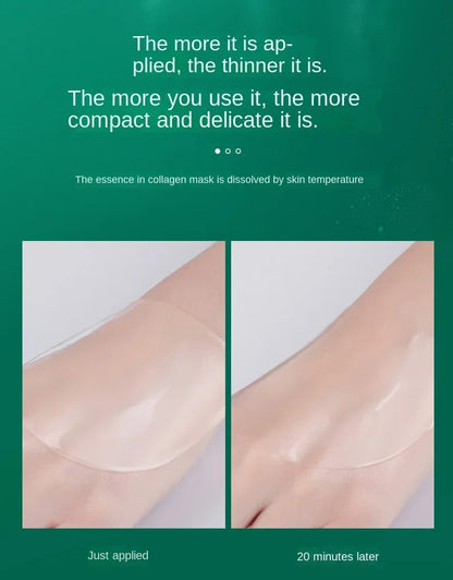 5pcs*30ml Tiktok Hot Sale Seaweed Collagen Filling Crystal Mask Replenishing Fruit Jelly Skin Transparent Mask Skin Care Masque Beauty Trend Shop