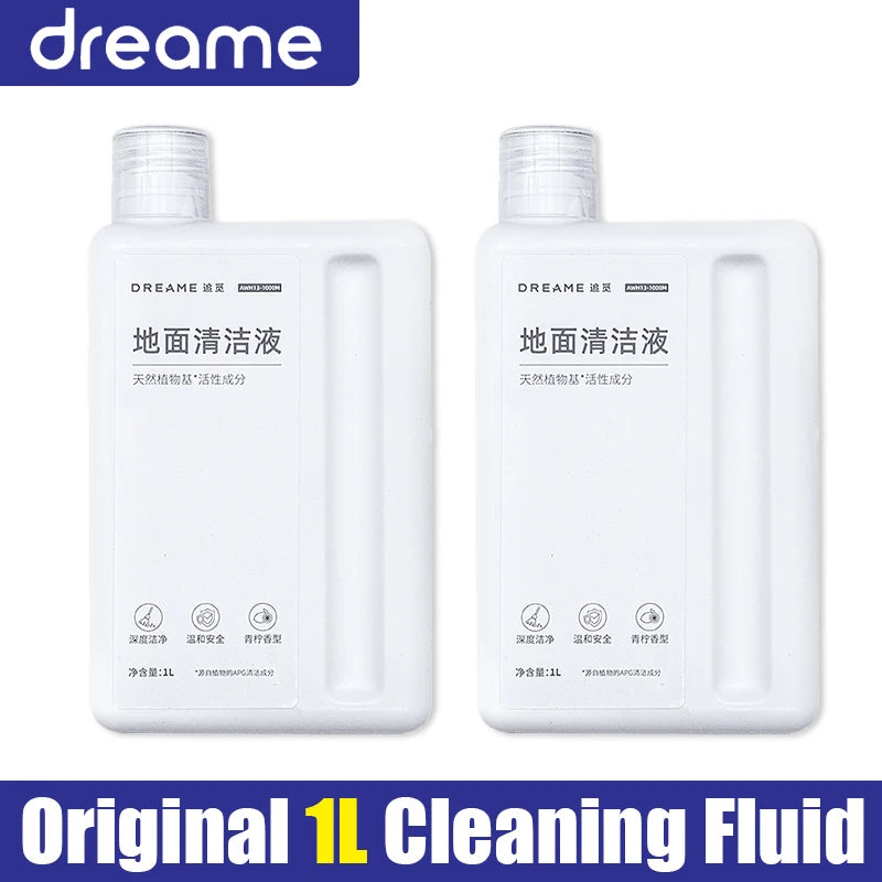 Original Dreame Cleaning Solution 1L for L10s Pro /30Pro /X30 /X40 Complete Cleaning Fluid Accessories Beauty World Shop