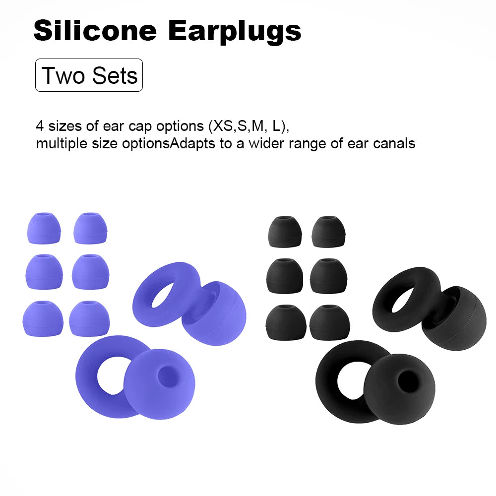 Silicone Earplugs for Swimming Sleep Noise Cancel Noise Reduction-Soundproof Reduce Disturbances -Quality loop Earplugs Beauty World Shop
