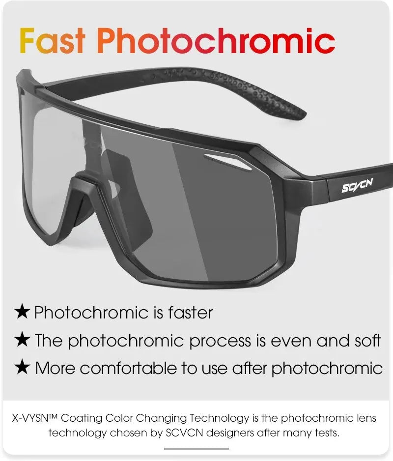 Cycling Glasses Photochromic Sunglasses Men Women Mountain Bike Road Eyewear New Bicycle Riding Outdoor Sports Hiking Goggles Beauty World Shop