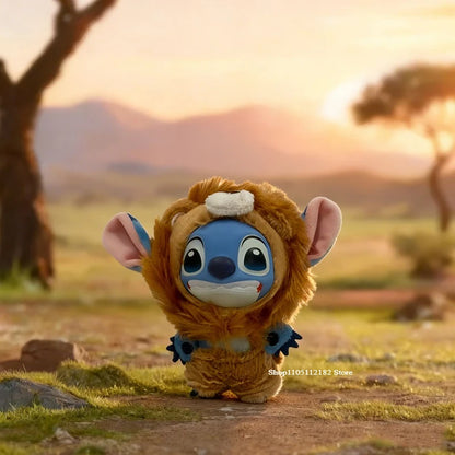 Disney Stitch Wild Animal Series Blind Box Plush Vinyl Toy Cute Doll Replica Mystery Box Bag Pendant Decor New Year Festive Gift Beauty World Shop