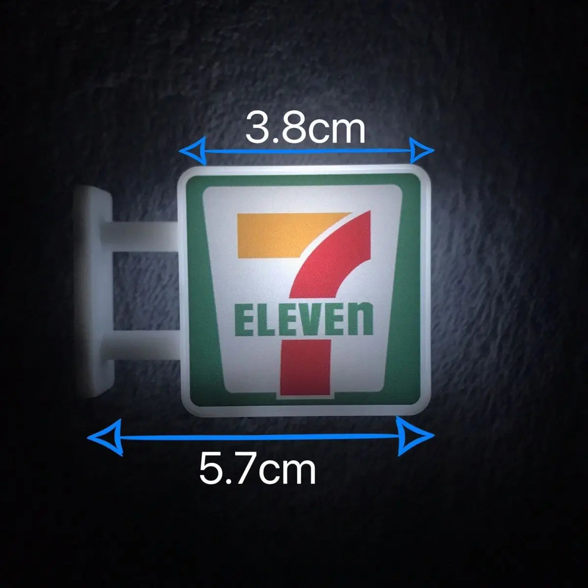 Hot Convenience Store Fridge Magnet Miniature Model Magnetic Attraction Decorate Night Light Atmosphere Light Glowing Signboard Beauty World Shop