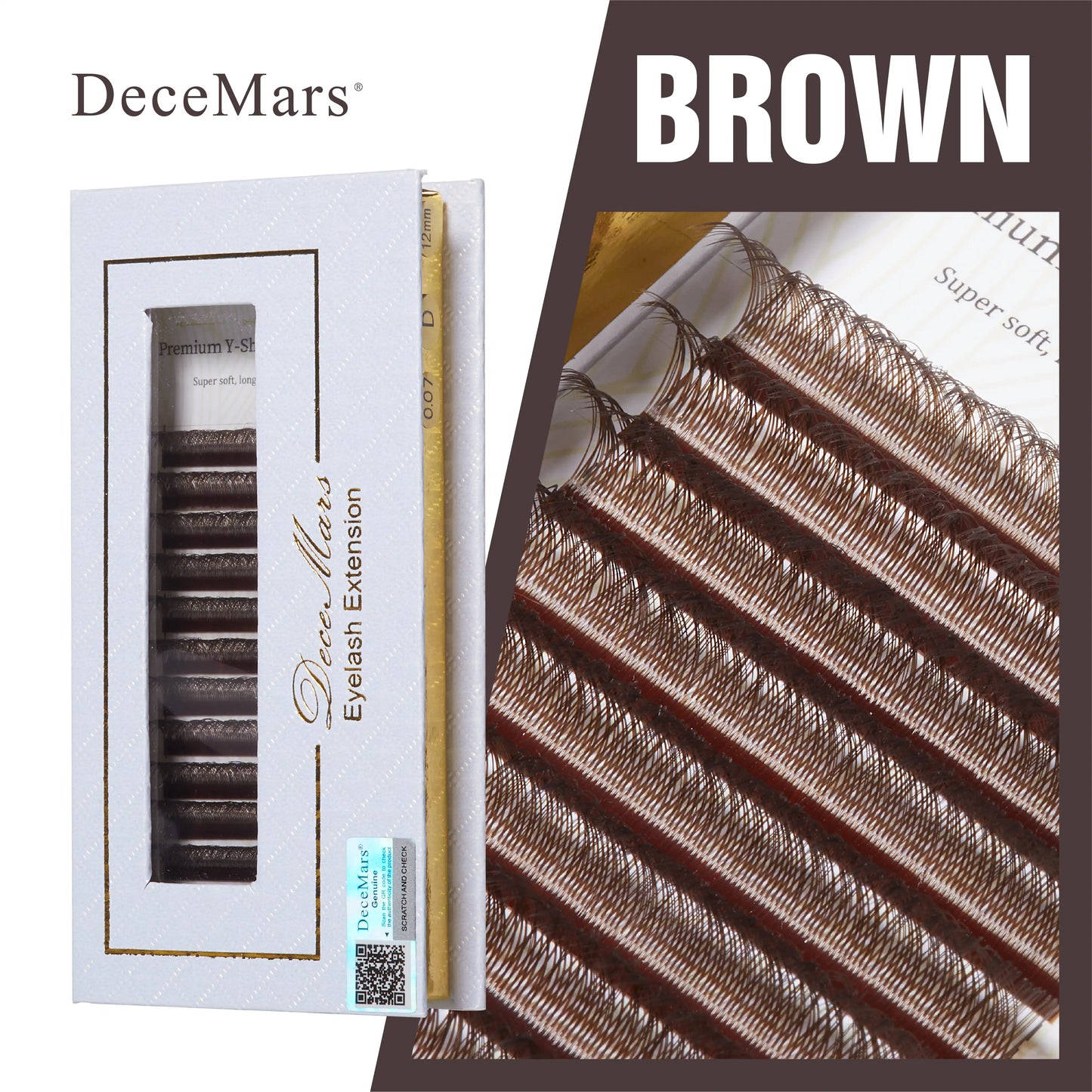 DeceMars YY Eyelash Extension 6mm-18mm Length Black Beauty World Shop