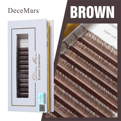DeceMars YY Eyelash Extension 6mm-18mm Length Black Beauty World Shop